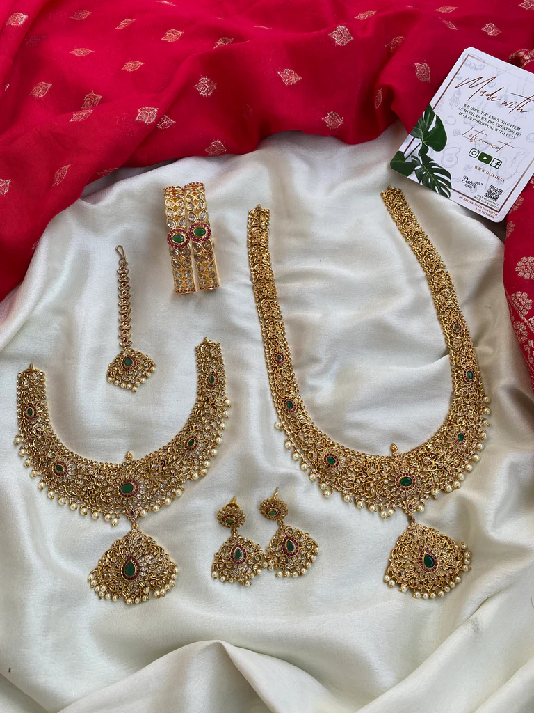 AD Ruby Green Bridal Combo